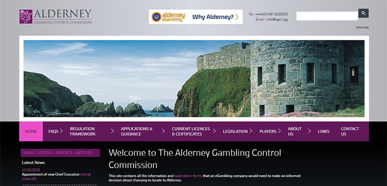 Forhåndsvisning av Alderney Gambling Control Commission