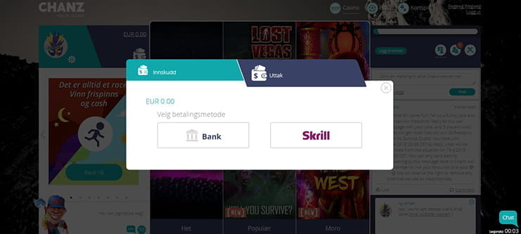 Chanz casino app download