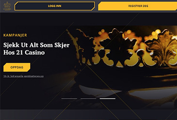 21Casino hjemmeside