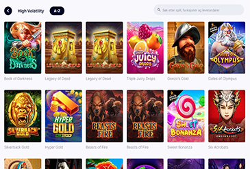 CasinoFriday spillutvalg