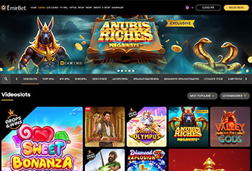 EmirBet hjemmeside
