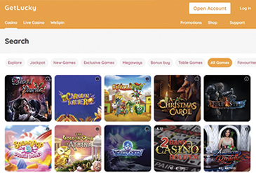 GetLucky spillutvalg