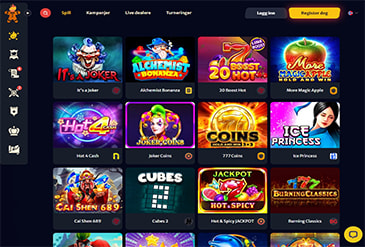 Hell Spin spillutvalg