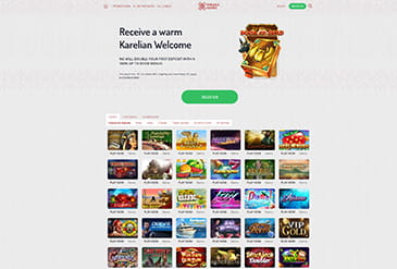 Karjala hjemmeside