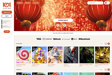 Koi Casino hjemmeside