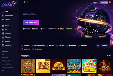 Lucky7even hjemmeside