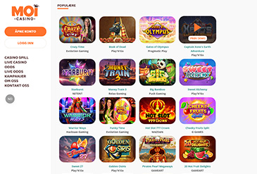 MoiCasino spillutvalg