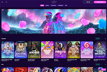 Neon Vegas hjemmeside