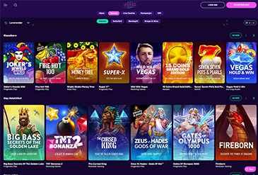 Neon Vegas spillutvalg