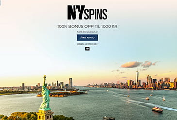 NYspins hjemmeside