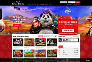 Royal Panda hjemmeside