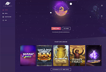 Slot Planet hjemmeside