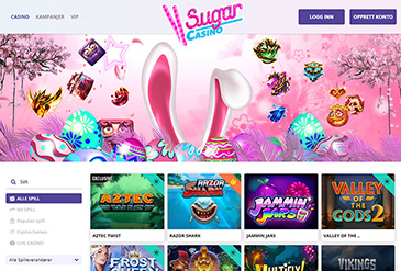 Sugar Casino hjemmeside