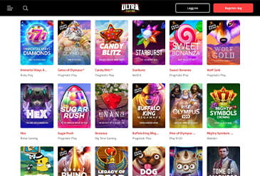 UltraCasino spillutvalg