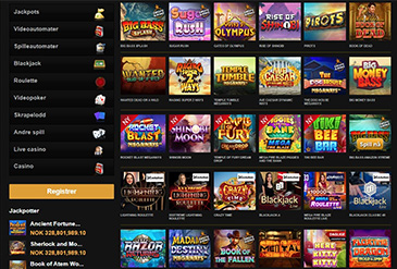 Videoslots spillutvalg