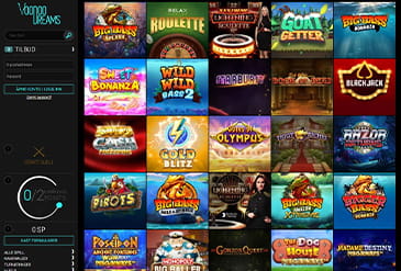 VoodooDreams hjemmeside