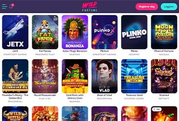 WildFortune spillutvalg