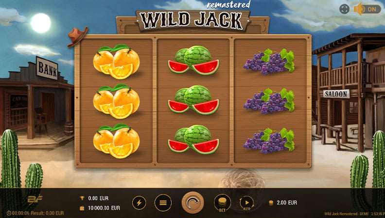 De Wild Jack Remastered demo spill